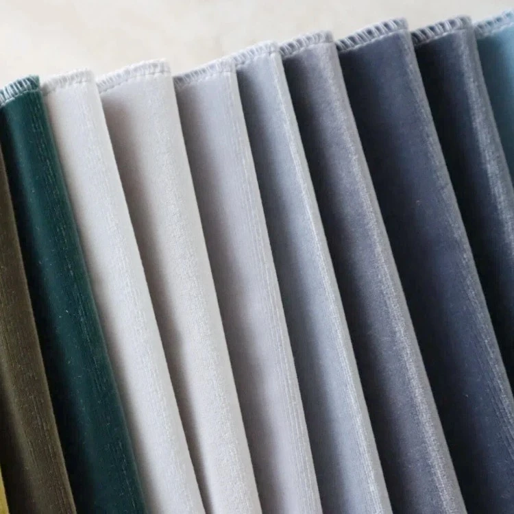 Plain Mosha Cotton Velvet Fabric For Furniture factory Plain Mosha Cotton Velvet Fabric For Furniture factory